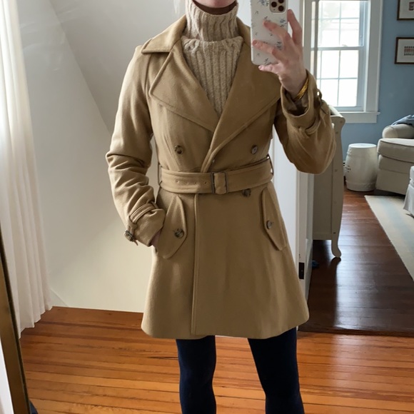 Theory camel wool trench - Picture 5 of 6